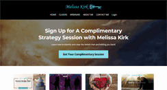 Desktop Screenshot of melissakirk.com